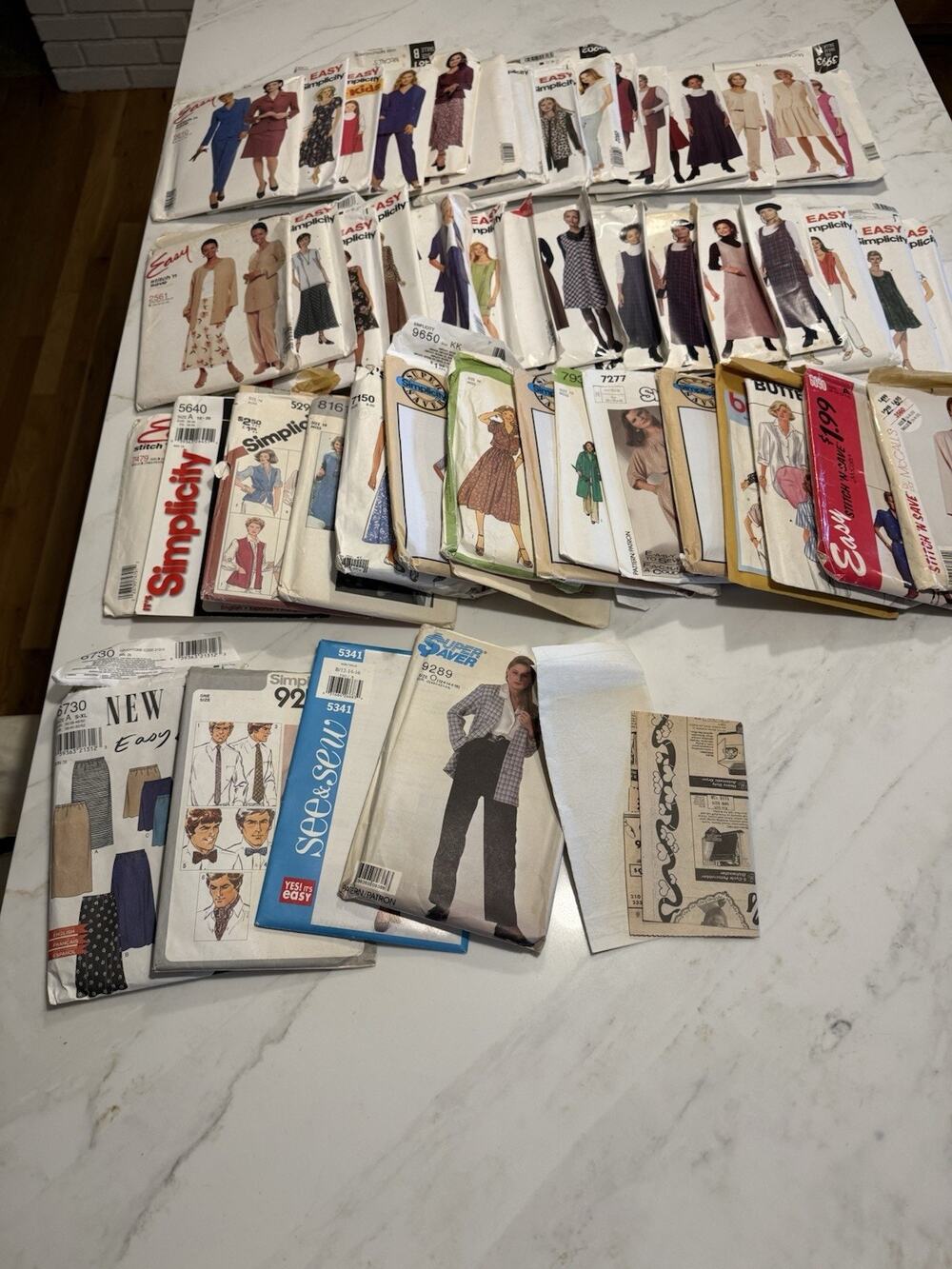 50 Easy Simplicity McCall's Butterick Burda Cut Vintage Sewing Patterns